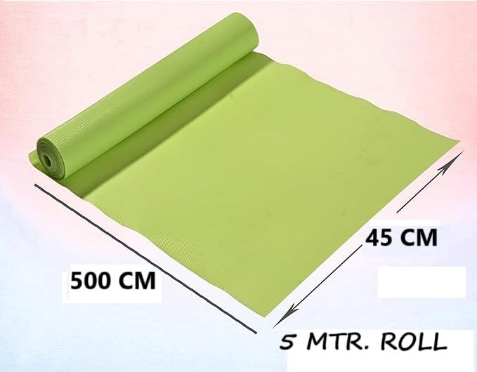 KAYJEN (45Cmx5M) Green Food Grade EVA Solid Anti Slip Matsheet For Fridge, Kitchen, Drawer, Shelf Liner, Table (Diamond Texture, Green) - Image 2
