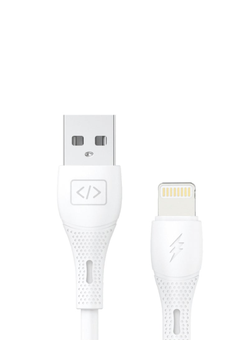 Lycka Cord Lite Lightning Cable – 1 Meter USB to Lightning Fast Charging & Data Sync Cable - Image 1