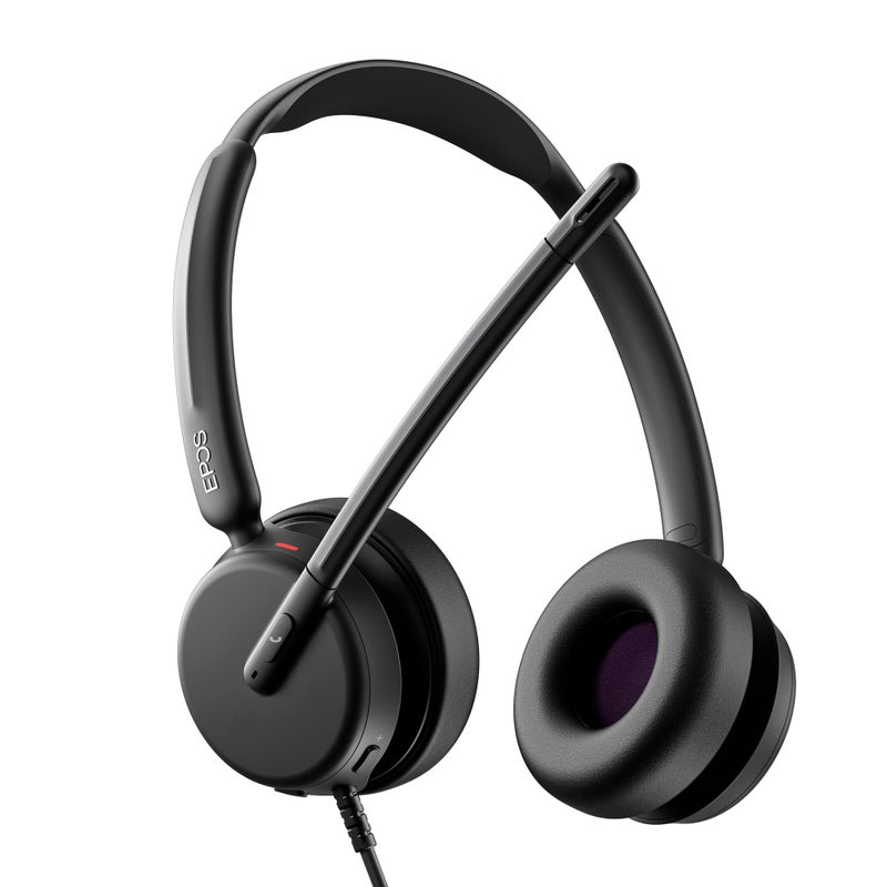 EPOS Impact 460 Binaural OnEar USBC and USBA Wired Headset with NoiseCanceling Mic PlugandPlay Clear Sound Comfortable Fit Suitable for Office Home and Business Communication - Image 2