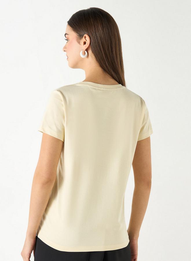 SP Characters Jerry Print T-shirt with Crew Neck and Short Sleeves - Image 3