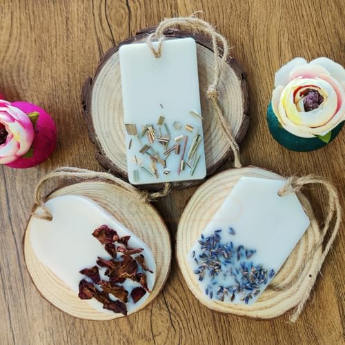 Diablos Sachet Tablet Handmade Wax Sachet Rose Scents Home Fragrance for Air Freshner, Wardrobe Freshener, Closets, Drawers, Cupboards, Car, Shoes Racks, Kitchen (Combo of Rose, Lemongrass, Lavender) - Image 2
