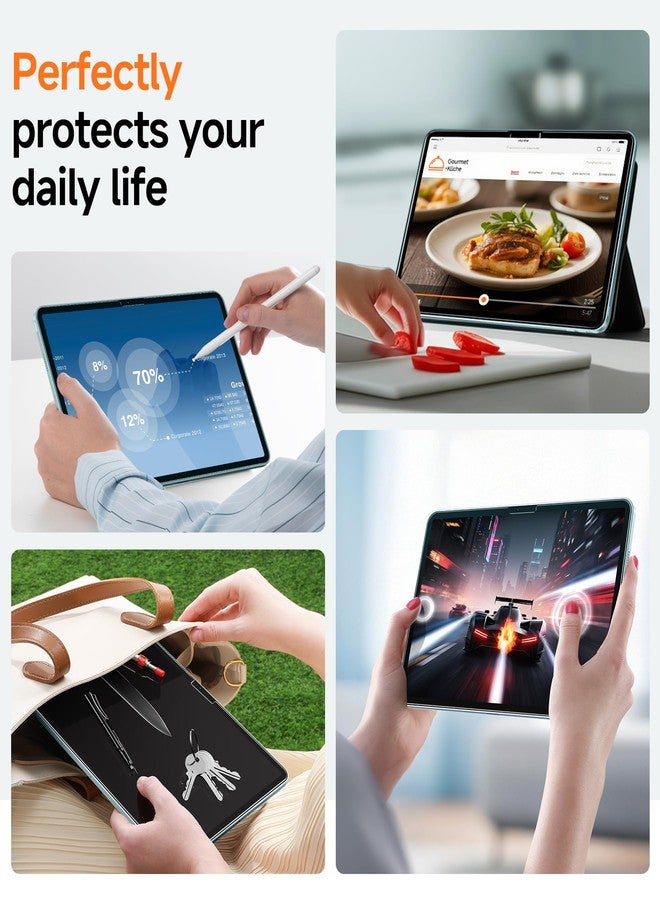 SmartDevil 2 Pack Screen Protector for iPad Air 11‑inch 2024 (M2) with Easy Installation SmartPull Box, 9H Clear Tempered Glass Film, Anti-Shatter, Bubble Free,Dust-Free - Image 4