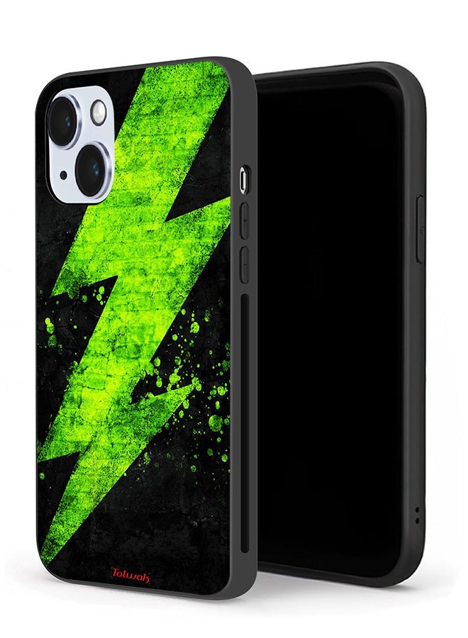 Tolwak Apple iPhone 14 Protective Case Electric Pattern - Image 1