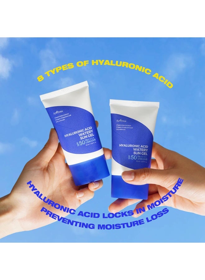 IsNtree Hyaluronic Acid Watery Sun Gel, 50ml, Pack of 2 - Image 3