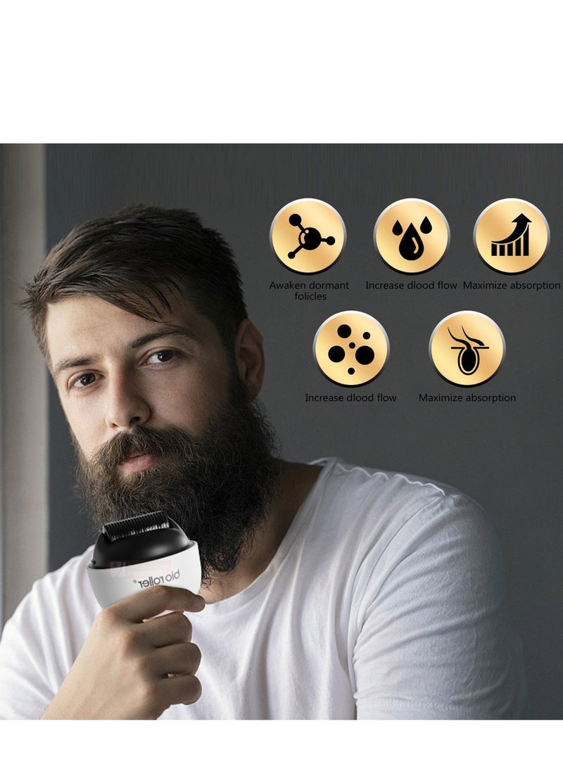 Bio Roller Microneedle Roller 0.5mm G4, Beard Roller for Men, Microneedling Roller for Hair Growth, Face Roller for Wrinkles and Lifting  - Image 4