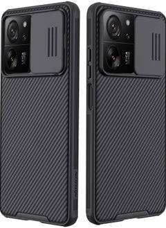Nillkin حافظة واقية لهاتف Xiaomi 13T Pro 5G، إطار وسائد هوائية مقاومة للصدمات من مادة TPU مع غطاء منزلق لحماية عدسة الكاميرا، غطاء خلفي للهاتف المحمول مضاد لبصمات الأصابع من البولي كربونات، لحافظات هواتف Xiaomi 13T 5G مقاس 6.67 بوصة  - Image 1
