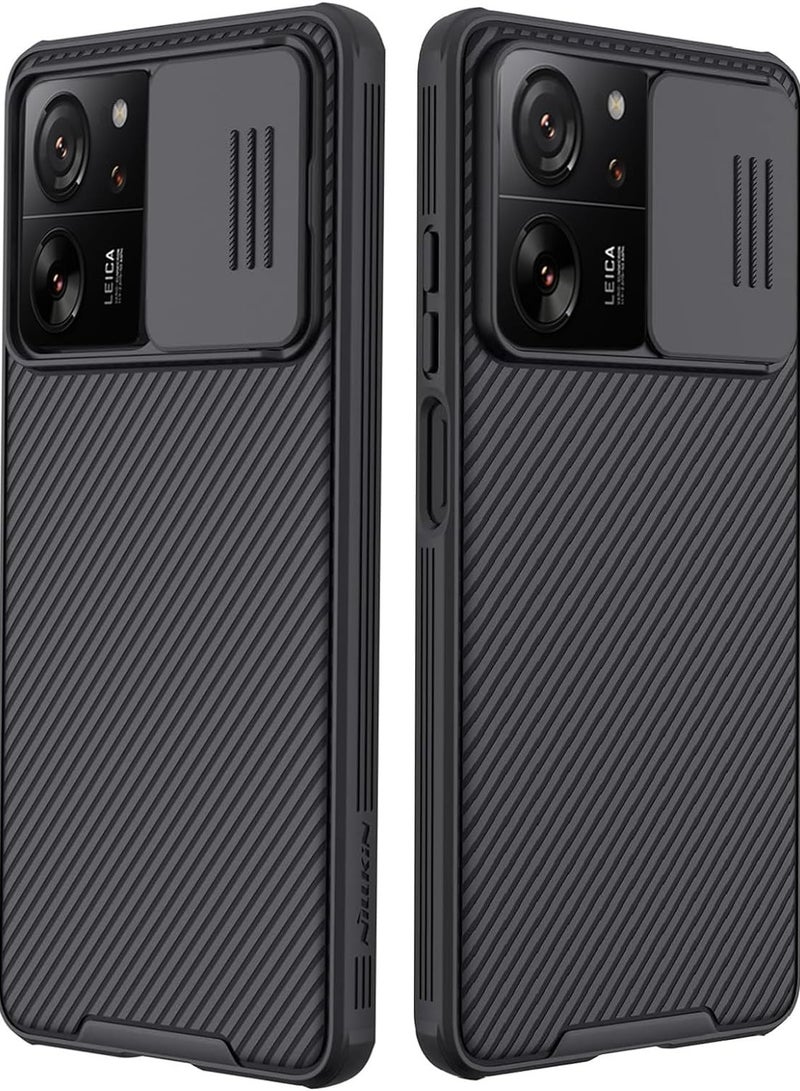 Nillkin Protective Case for Xiaomi 13T Pro 5G, TPU Shockproof Airbags Frame with Camera Lens Protection Slide Cover, PC Anti-Fingerprint Mobile Back Cover, for Xiaomi 13T 5G 6.67-inch Slim Fit Phone Cases - Image 1