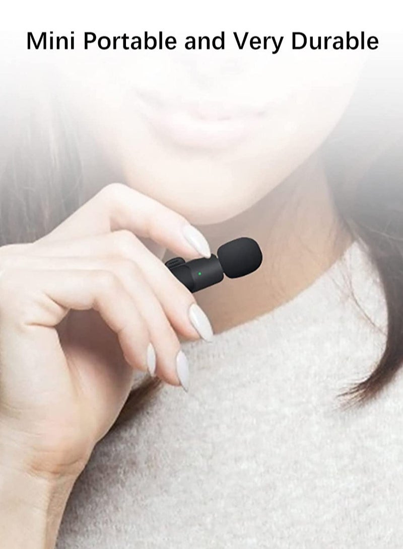 ELTRAZONE Wireless Lavalier Microphone for iPhone iPad USB C Smartphone, Plug and Play Mini Mic for YouTube TikTok Live Streaming Gaming K Song Recording Auto Noise Reduction (3.5mm 2) - Image 3