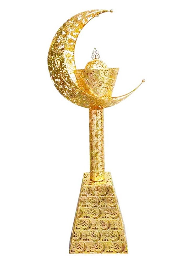بخور بوسيدين مبخرة عود كبيرة بطول 105 سم تصميم قمر ديكور رمضان للقاعات الكبيرة والبيوت الكبيرة والمساجد  - Image 2