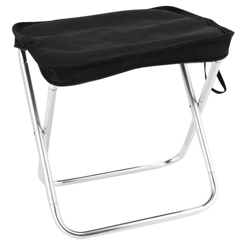 Portable Folding Stool Lightweight Aluminum Alloy Camping Travel Picnic Fishing Foot Bench - Image 2