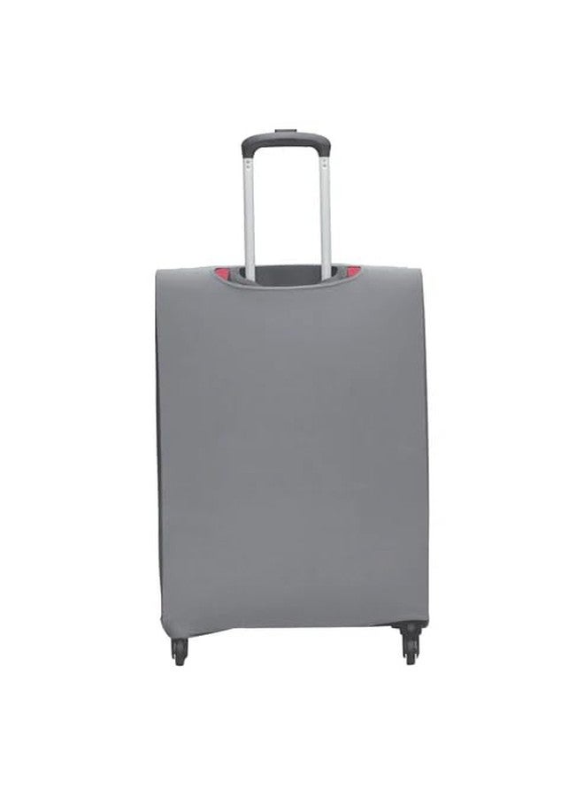 ristoss Gray Grande Luggage Cover Stretchable, Waterproof, Scratch-Resistant Protector for Suitcases, Easy Fit and Travel (Cover_1042)(Size-24inch/65 cm) - Image 2