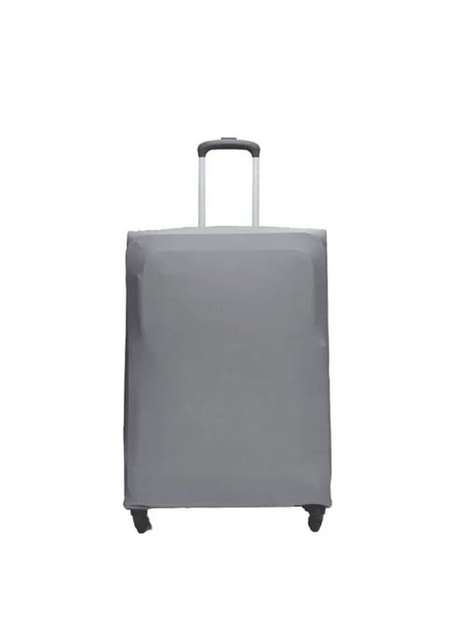 ristoss Gray Grande Luggage Cover Stretchable, Waterproof, Scratch-Resistant Protector for Suitcases, Easy Fit and Travel (Cover_1042)(Size-24inch/65 cm) - Image 1