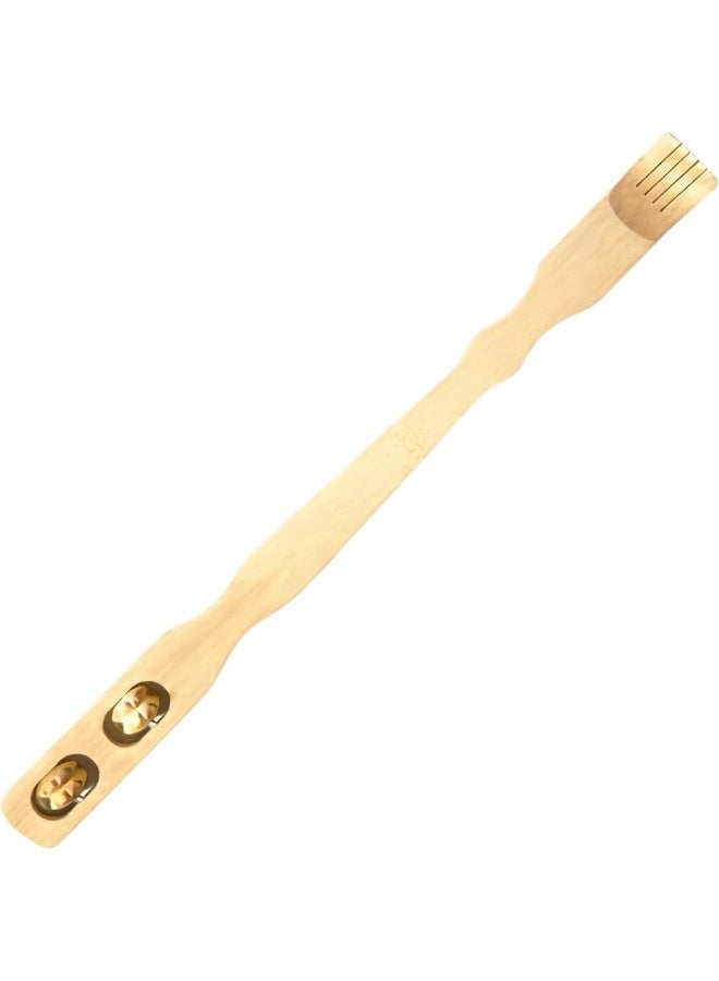 Set of 2 Wooden Handheld Body Scraper – Back Massager Beige (W-7) for Muscle Relaxation - Image 3