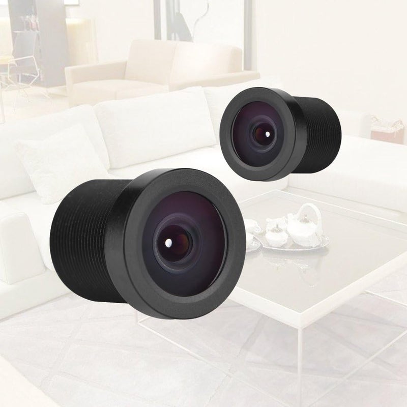 Oumij عدسة بزاوية واسعة 1.8 مم 170، عدسة IR بدقة 1 ميجابكسل لكاميرات CCTV 1/3" و 1/4" CCD، بناء بلاستيكي، تركيب C، تركيز ثابت، افتراضي - Image 4