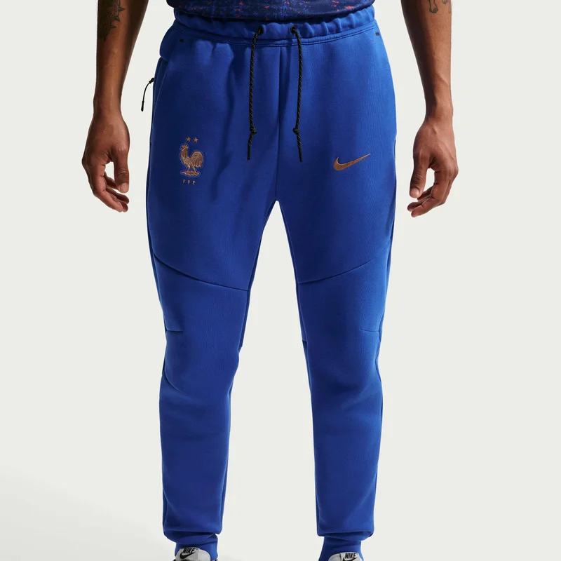 Nike Blue Men's France Tech Fleece Football Joggers for Men | Best Price UAE