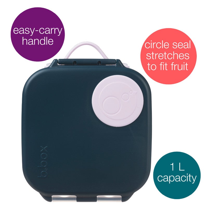b.box Mini Lunchbox | Bento Box with 3 Compartments (2 Leakproof) | Ideal for Toddlers, Kids Lunch & Snacks | Fits Whole Piece of Fruit | BPA Free - Image 2