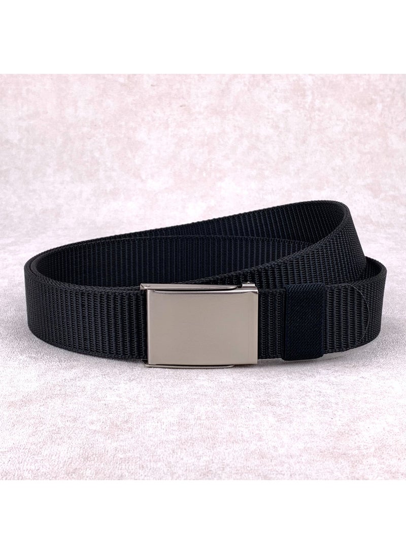 Force Security Belt for Men & Women – Heavy-Duty Nylon Web Belt with Roller-Lock Metal Buckle – Adjustable Tactical Belt for Security Guards, Police Officers, Airport Staff, Travel, Hiking & Golf - Image 1
