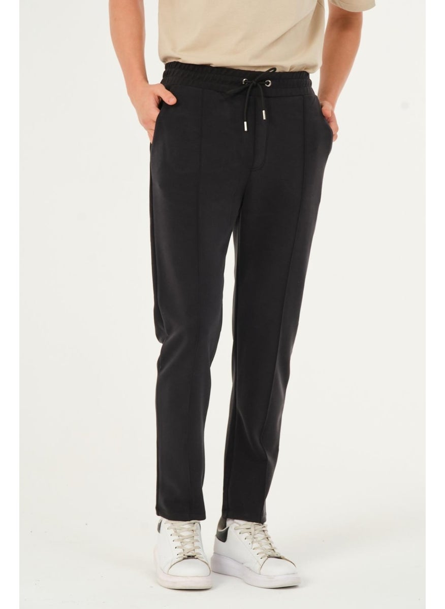 RICH - Black Men's Tracksuit Bottoms Pants Super Quality Scuba - Image 1
