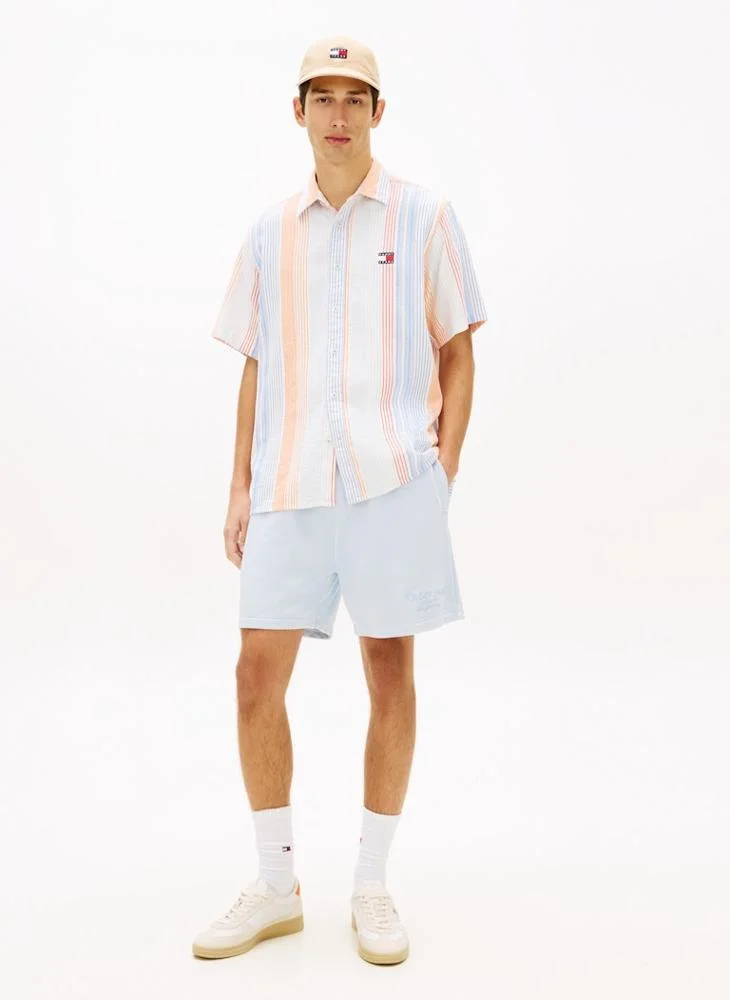TOMMY JEANS  Classic Tonal Embroidery Terry Sweat Shorts for Men | Best Price UAE