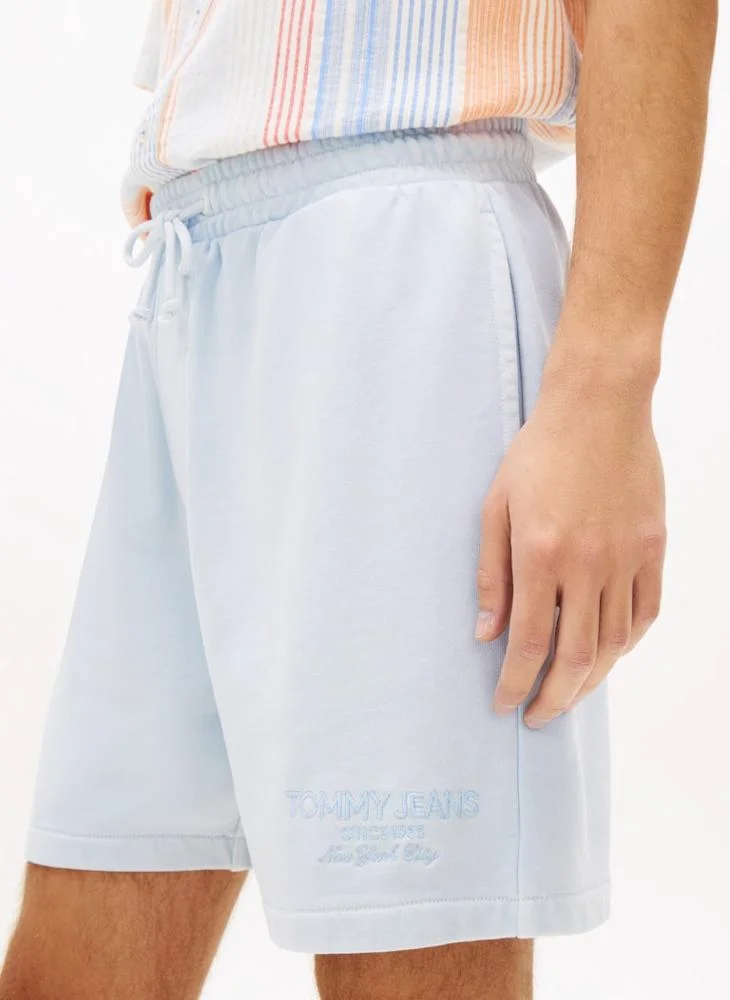 TOMMY JEANS  Classic Tonal Embroidery Terry Sweat Shorts for Men | Best Price UAE