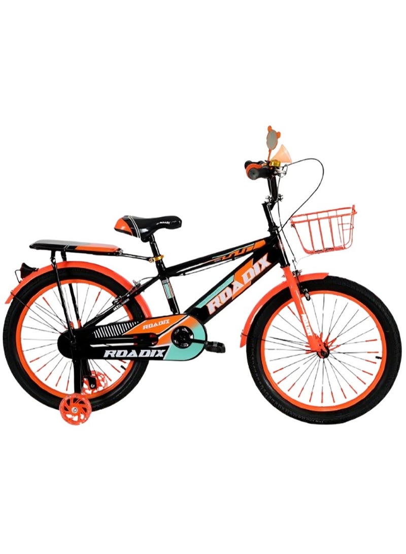 دراجة أطفال، مقاس 20، سرعة واحدة، مزودة بسلة، متعددة الألوان، دراجة أطفال
