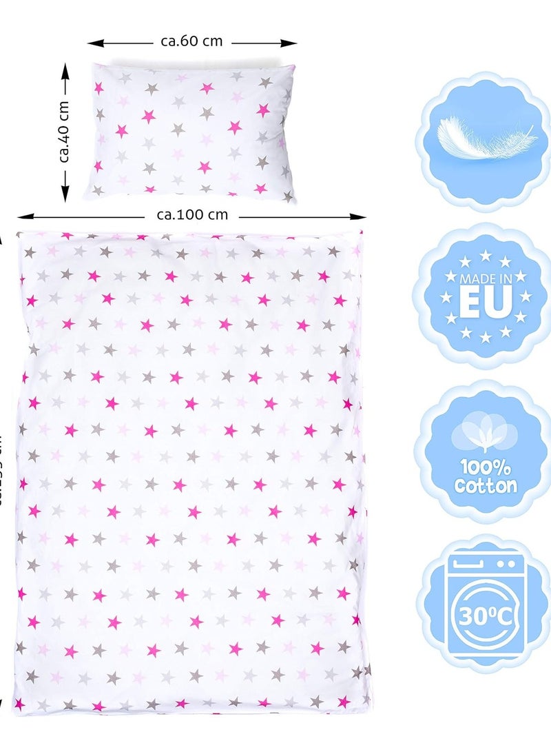 Moro Moro Baby Cot Duvet & Pillowcase Set – 100% Cotton – 120x90 cm - Image 2