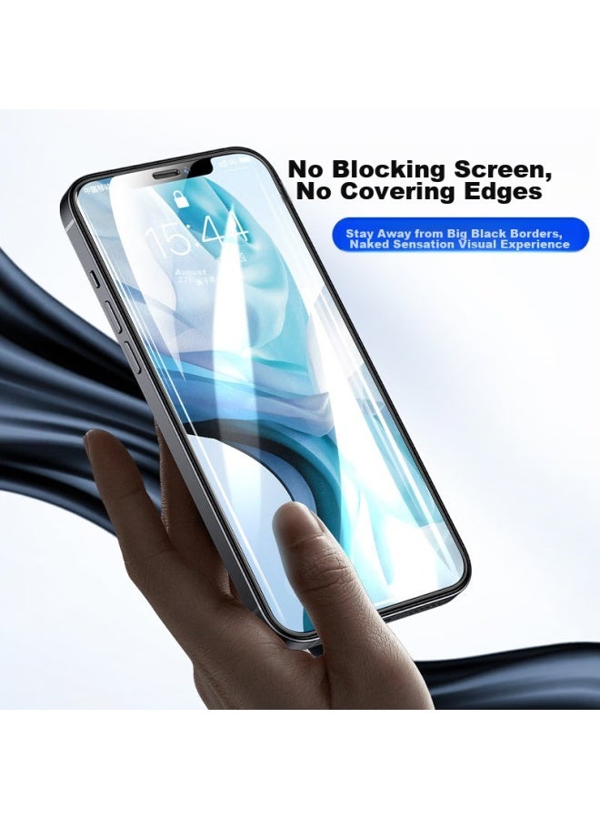 Koolife Tempered Glass Screen Protector For Iphone 12 Pro Max, Apple 12 Pro Max Phone Film Protective Cover, Ultra-thin Full Screen Coverage Glass, Hd Clear Anti-drop - Image 4