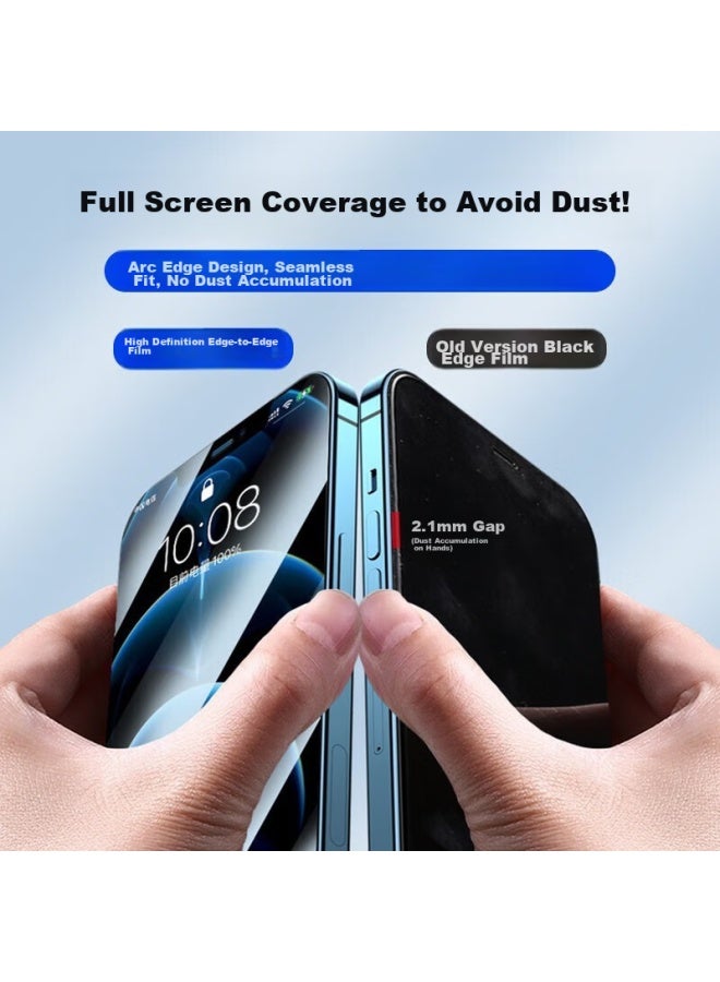 Koolife Tempered Glass Screen Protector For Iphone 12 Pro Max, Apple 12 Pro Max Phone Film Protective Cover, Ultra-thin Full Screen Coverage Glass, Hd Clear Anti-drop - Image 2