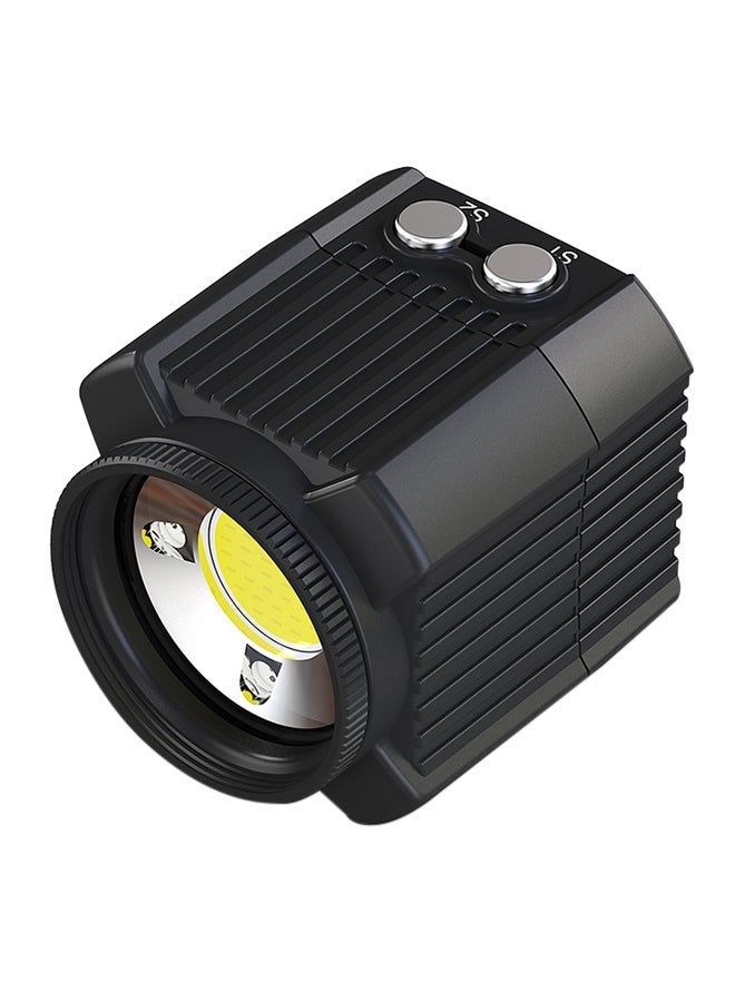 NIBEMINENT Mini Rechargeable LED Video Light Diving Photography Lamp Underwater 60M Waterproof IPX8 Camping Lighting for DJI Drone/ GoPro/ DSLR Cameras/ Camcorders/ Action Smartphone - Image 1