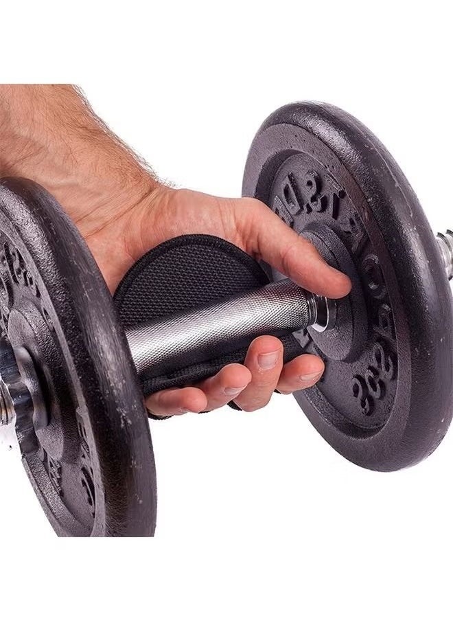 rocooart Neoprene Grip Pads Lifting Grips, Gym Workout Gloves with 4 Fingers，Weightlifting Calisthenics Powerlifting Gym Gloves  - Image 2