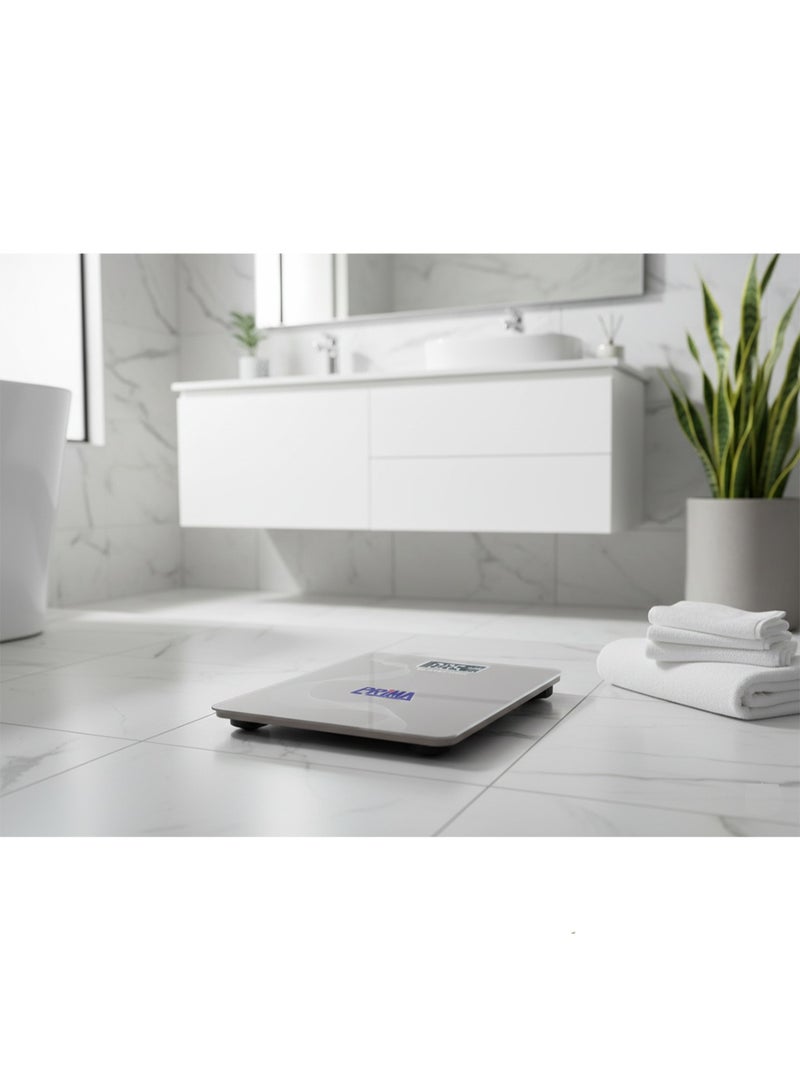 PRIMA Weight tracking is easier with a digital home scale. It provides a clear and consistent reading and features a tempered glass design, making it safe for everyday use. - Image 5