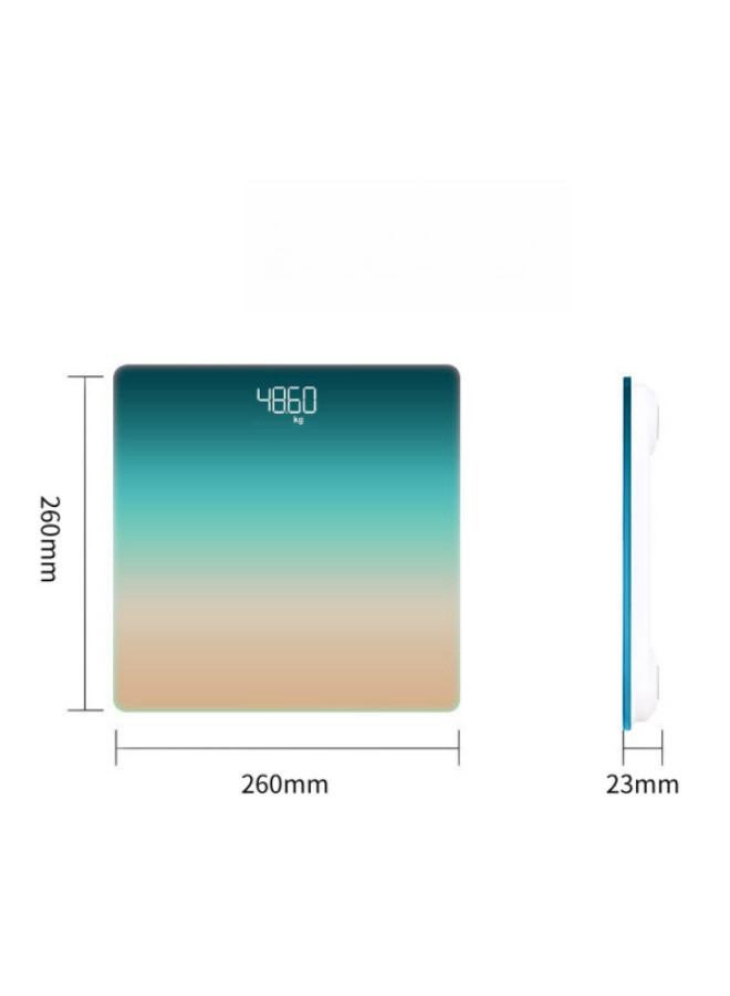 Gradient Color Home Smart Electronic Scale Digital Bathroom Scales for Body Weight, Weighing Scale Electronic Bath Scales with High Precision Sensors Accurate Weight Machine for People, LED Display