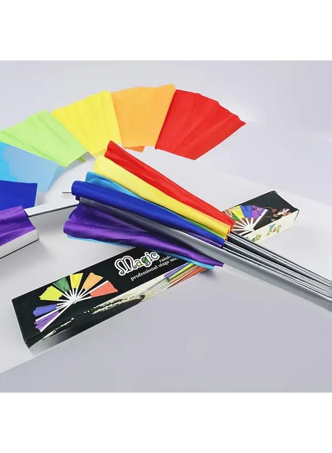 Colorful Magic Fan Hand Held Trick Prop For Parties Performances And Magic Shows - Image 5