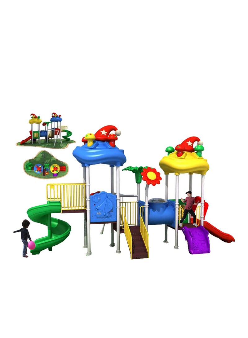 ميتس Myts Whimsical Wonderland Mega Funny Hat Playground with Slides - Image 2