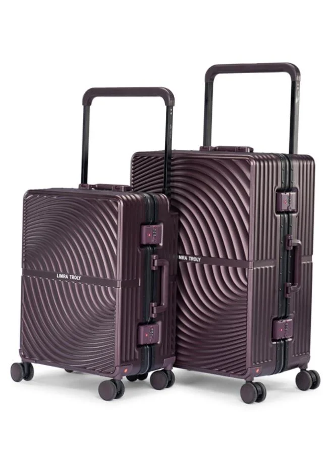LIMRA travel bags from limra made of pc , consisting of two pieces , size 21"-25" inches
