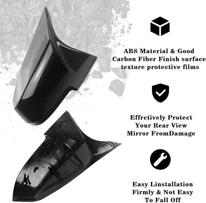 TEANTECH Carbon Fiber Side Mirror Covers for BMW - Image 3