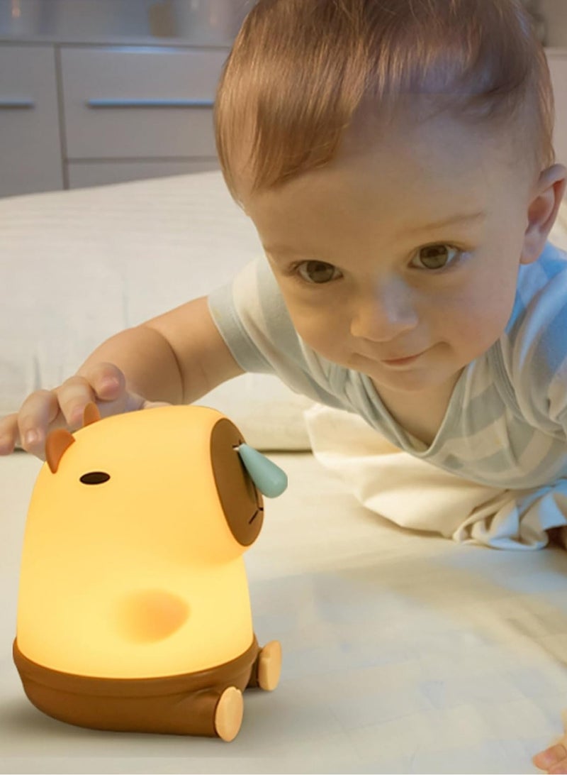 GGOOT Night light, finless porpoise night light, children's birthday gift, suitable for bedrooms, daycare centers, and children's rooms, movable desk lamp with soft light to fall asleep - Image 1