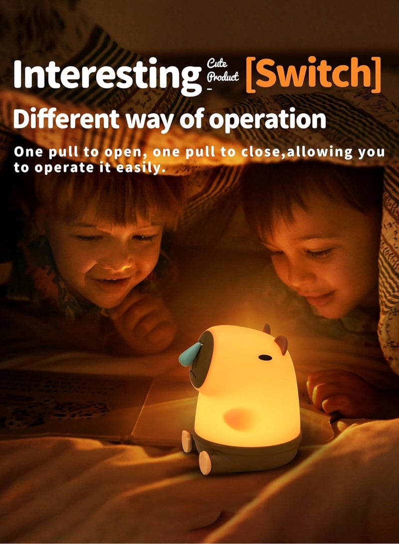 GGOOT Night light, finless porpoise night light, children's birthday gift, suitable for bedrooms, daycare centers, and children's rooms, movable desk lamp with soft light to fall asleep - Image 3