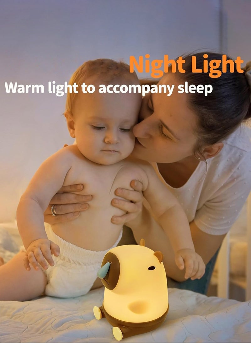 GGOOT Night light, finless porpoise night light, children's birthday gift, suitable for bedrooms, daycare centers, and children's rooms, movable desk lamp with soft light to fall asleep - Image 5