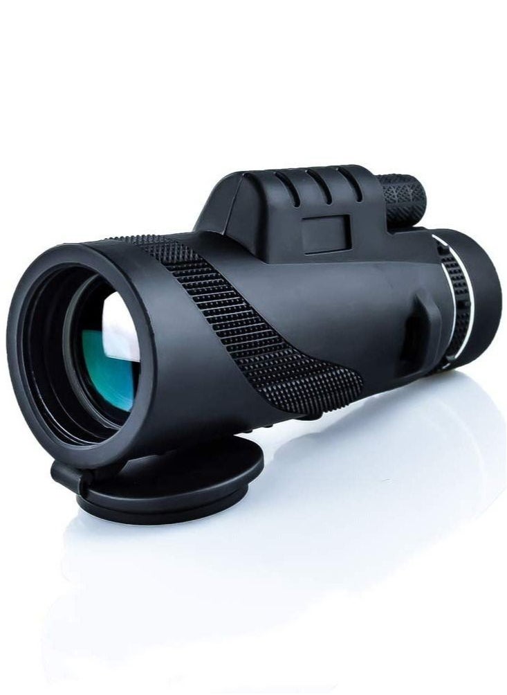 Generic - Monocular Telescope Telephoto Lens for iPhone, 40X60 High Power Monocular Scope, Professional Macro Photography Lens (Fits for Almost All Phone) 6-Piece Set - Image 1