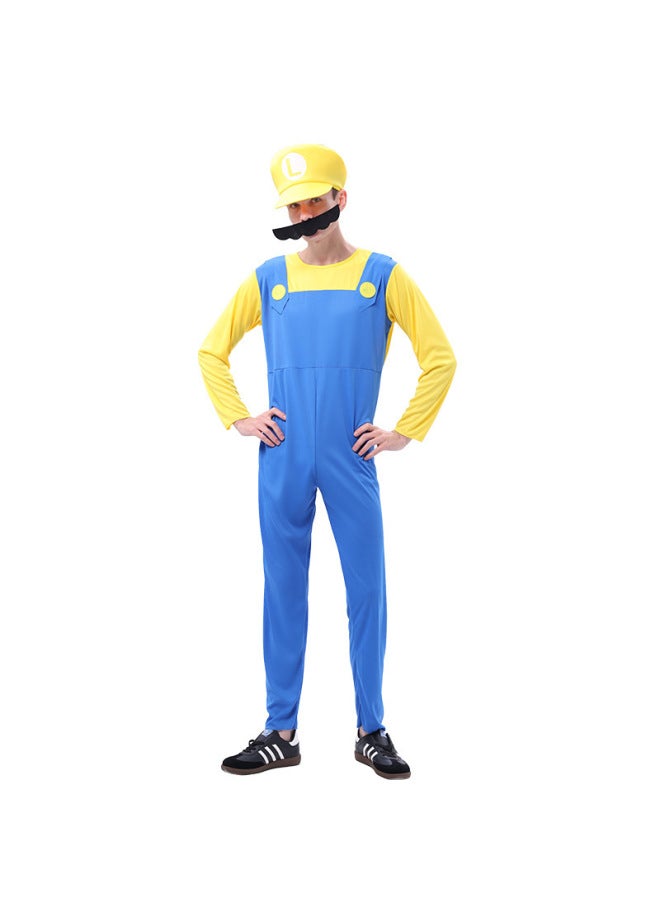 Halloween Movie Super Mary Costume Anime Cosplay Costume Mario Suit