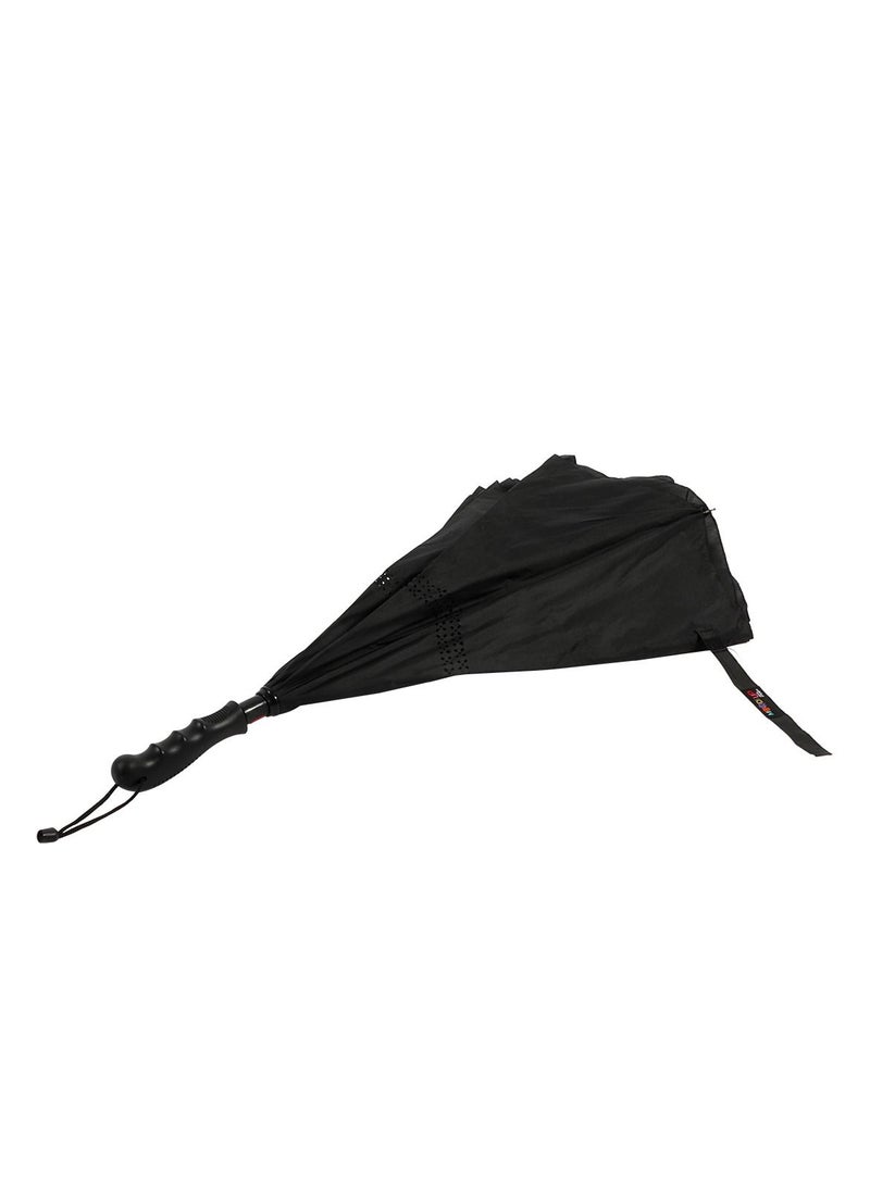 Biggdesign Biggdesign Moods Up 8 Ribs Reversable Umbrella, 43-Inch, Black  - Image 4