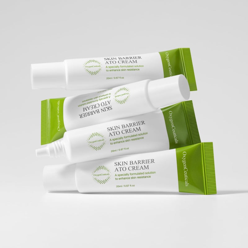 OxygenCeuticals Skin Barrier Ato Cream â€“ Protective Cream with Fucoidan V, Shea Butter & Centella Asiatica, Strengthen Skin Barrier & Soothe Sensitive Skin. 0.67 fl.oz (20ml) - Image 2