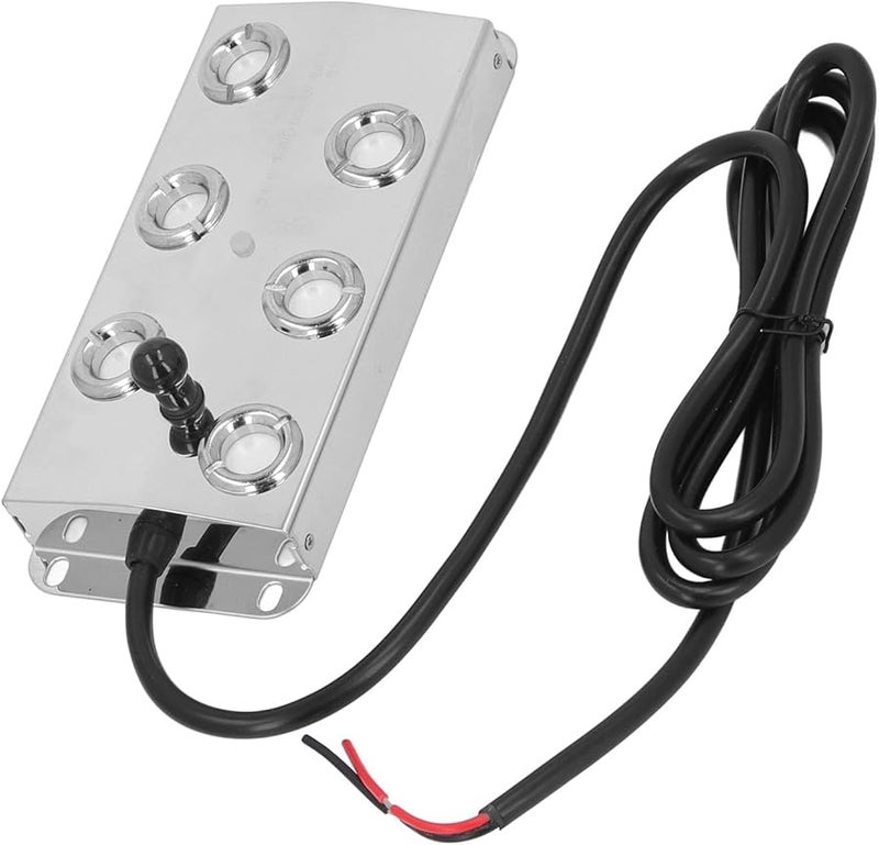 الستينلس ستيل 6 رؤوس ضباب البركة بالموجات فوق الصوتية 1 كابل 5 أمتار صانع الضباب الهادئ IP67 - Image 4