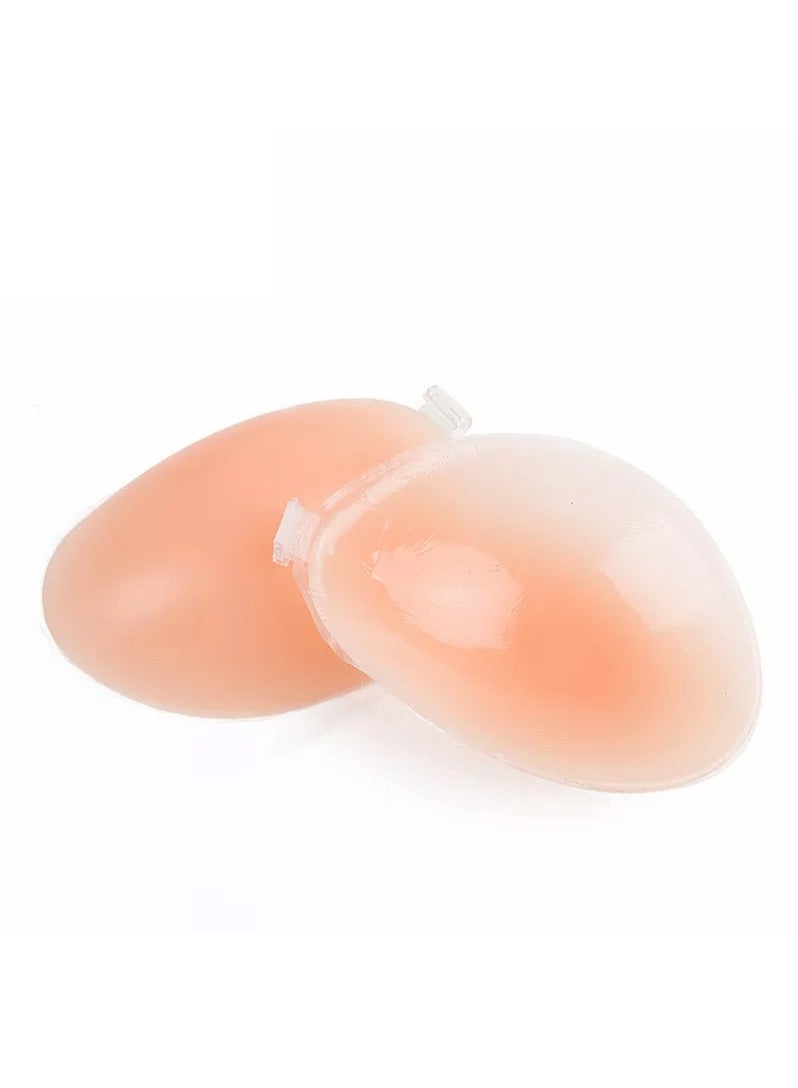 Silicone Self Adhesive On Gel Push Up Bra Strapless Invisible Backless Bra - Image 1