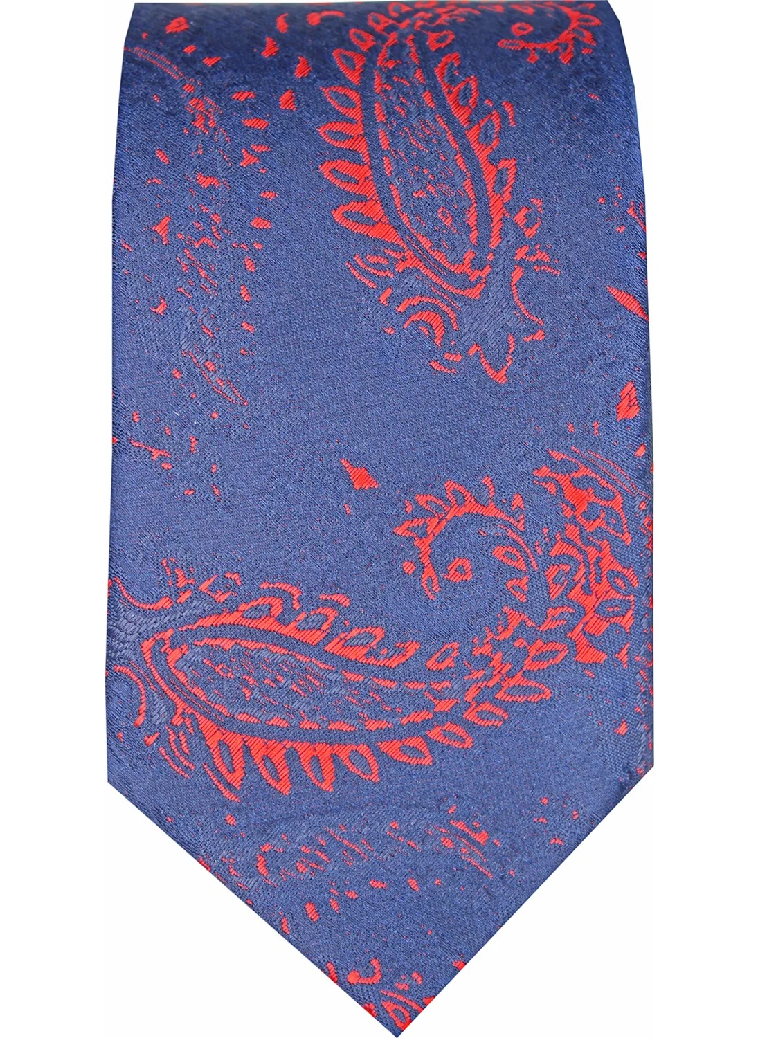 فاريتا Men's Navy Blue Wide Cut Patterned Tie
