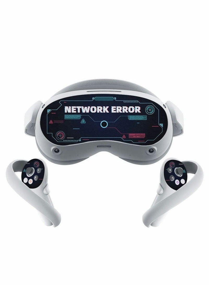 Decal Sticker Skin for PICO 4,for VR Headset Lens and Controllers, Protection Film for Virtual Reality Gaming Handle Front Face - Image 1