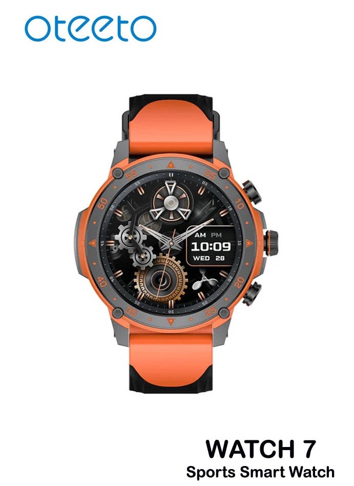 Oteeto - Oteeto Watch 7 Sports Smart Watch 1.43 Inch AMOLED Display With Smart Calling and Multiple Sports Modes Designed for Men - Image 1