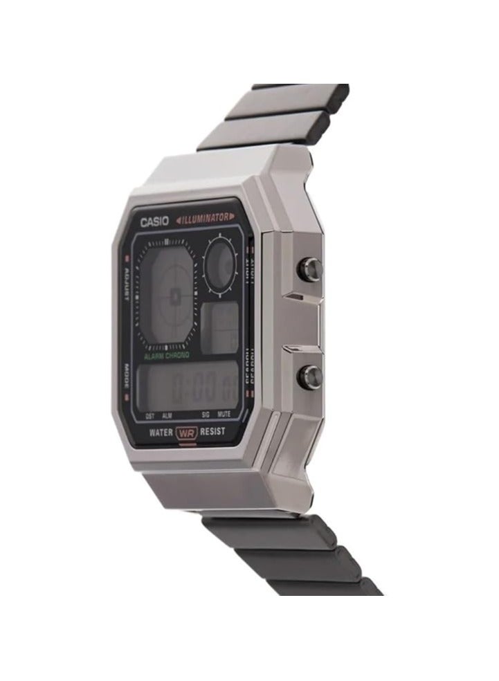 CASIO Casio Watch A130WEGG-1AEF, black, Bracelet  - Image 2