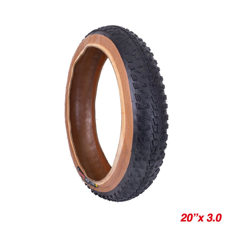 إطار دراجة هوائية سميغ لدراجة الدهون مقاس 20 × 3.0 بوصة، إطارات دراجة قابلة للطي مطاطية، إطار بديل لدراجات الثلج والشاطئ - Image 1